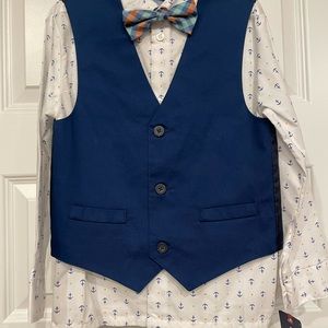 Izod Nautical Boys 4-Piece Vest Set Size 6
